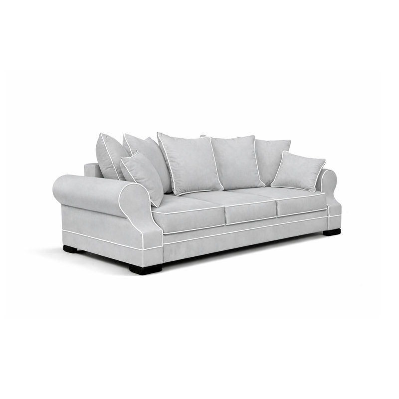 3 Seater Sofa, Light Grey