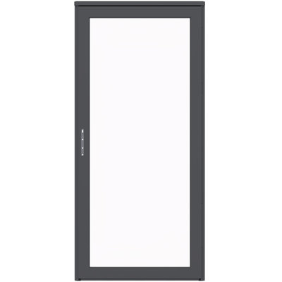 Platinum Interchangeable Full Glass Storm Door (handle sold separately)