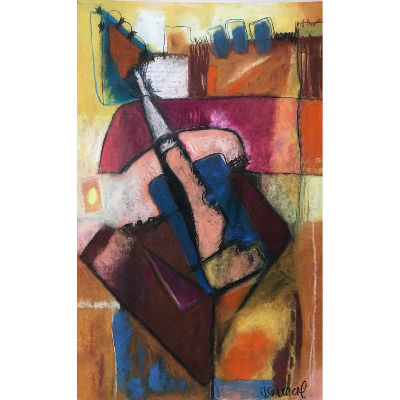 Abstract Dreams " Abstract Dreams #5 " by Laura Medina Painting Print