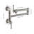 Wall Mounted Pot Filler Faucet, Modern Brass Pot Filler Two-Attachment Waln Pot Filler Swing Arm-117581008