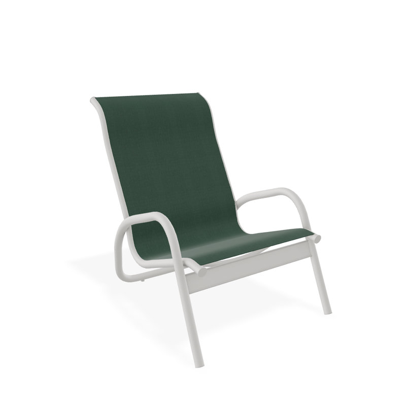 Gardenella Patio Chair, Forrest Green Velvet, Snow