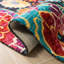 Tapis floral en laine touffeté à la main Sisag-1500638611