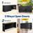 VIVOHOME 96'' W x 22.8'' D Log Rack Cover