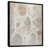 Toile avec cadre flottant noir