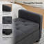 Banc de rangement rembourré moderne de 58,27 po de largeur avec double espace de rangement-1364369365