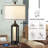 Tatyanna 26" Modern USB Table Lamp Set with Night Light, Built-in Outlet