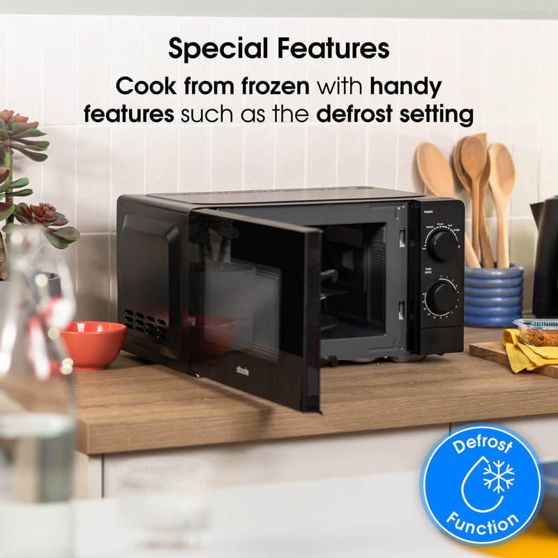 Abode AMM2005B, 20L Manual Microwave in Black