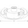 Solus Polycarbonate Post Top Light Fitter for 3" Posts