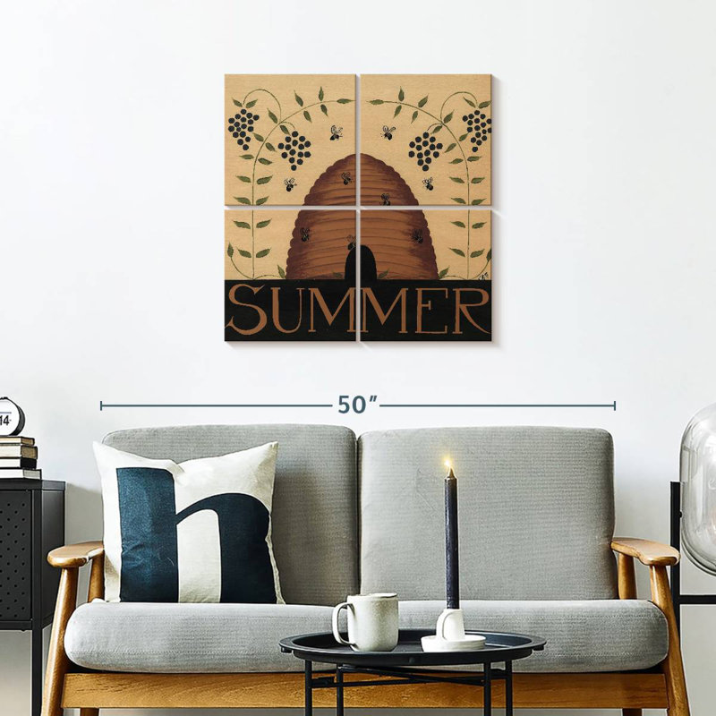 Brampt Summer Bees, 26" H x 26" W