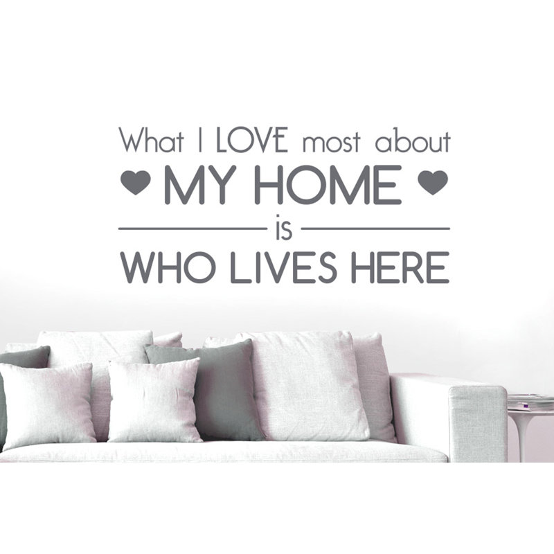 Wall Decal, Grey, Medium