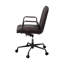 Chaise de bureau en cuir