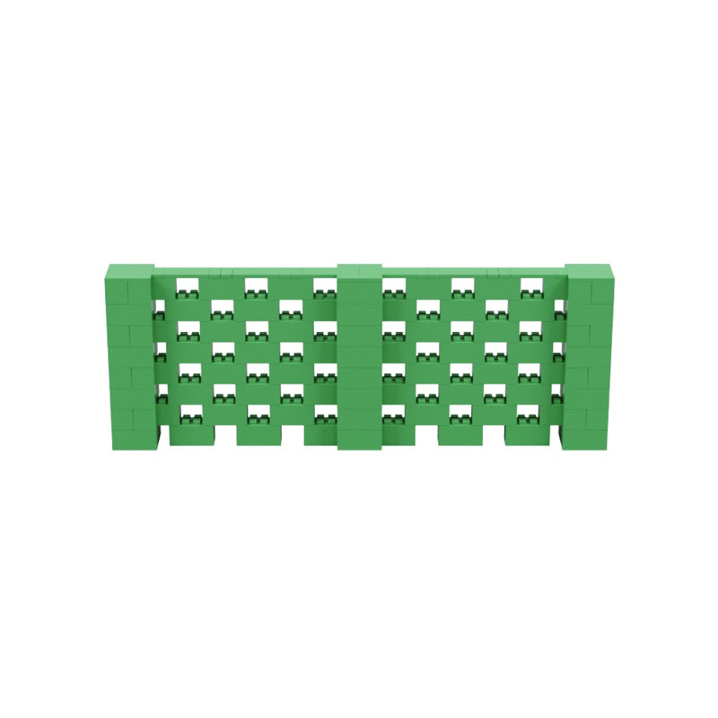 Ensemble mural 4 po de haut Everblock, Vert, 132"