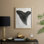 «Watercolor Sharks Tooth I», reproduction encadrée - bois massif