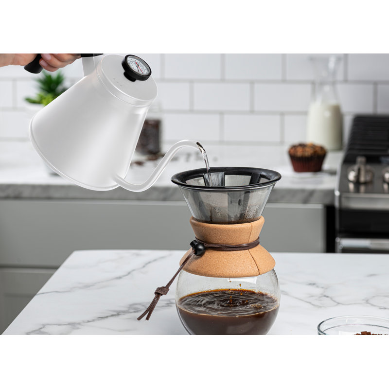 Ensemble de plats de cuisson antiadhésifs en acier inoxydable 2 pièces Kook, Blanc