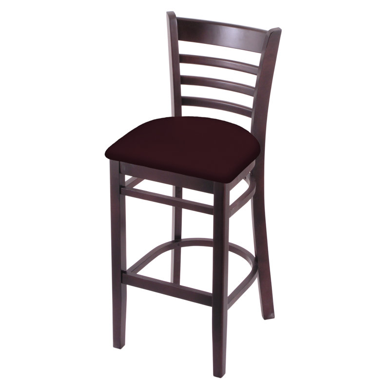25" Counter Stool, Dark Cherry, Canter Bordeaux