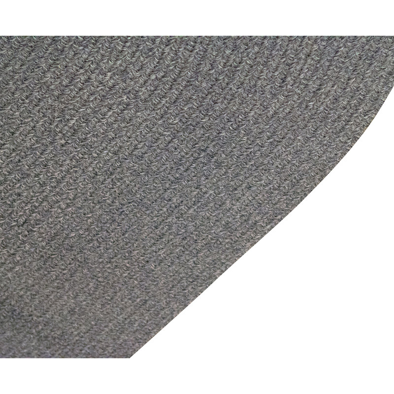 Hand Knotted Wool Area Rug in Gray