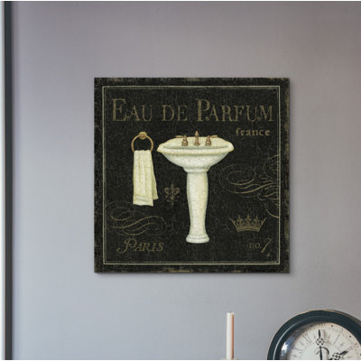 « bain de luxe iii », affiche rétro sur toile