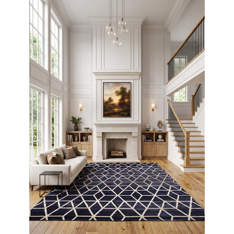 Sevda Geometric Indoor Rug, Rectangle 8'2" x 9'10"