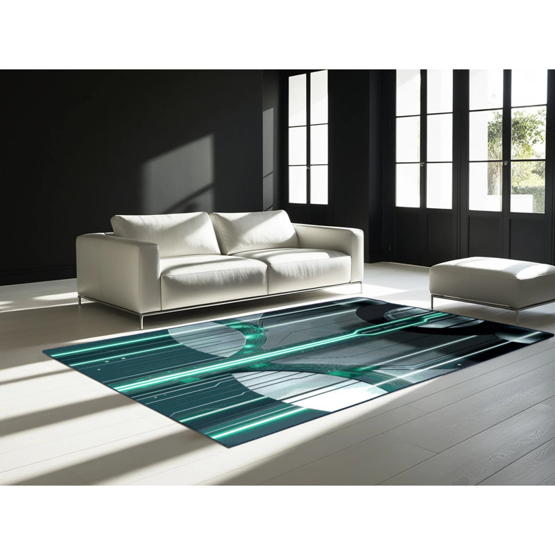 Warp Matrix Rug, Square 7'