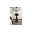 Table d'appoint ronde en métal Steeves
