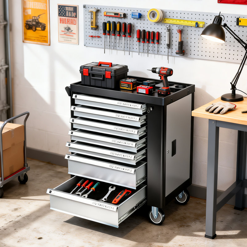 Heavy-Duty 7-Drawer Rolling Tool Chest With Locking System 661 Lb Capacity Mobile Tool Cabinet For Garage, Workshop, Warehouse??