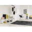 Tapis noir / blanc en laine touffeté à la main Schram-95014082