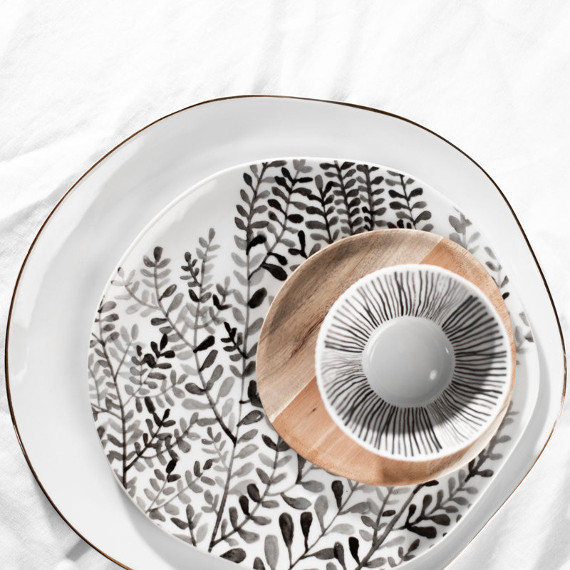 Acacia Wood Plate - 5.1"