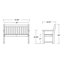 Banc de jardin POLYWOOD-9706256-9706260