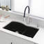 Diamond SILGRANIT 32" L x 20.88" W Double Bowl Undermount Kitchen Sink with Low Divide-55870110