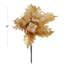Ensemble de 24 décorations de Noël à paillettes dorées 7 pouces (ensemble de 24)