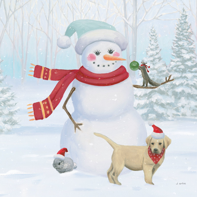 Dressed For Christmas III by James Wiens - Wrapped Canvas Print, 30cm H x 30cm W