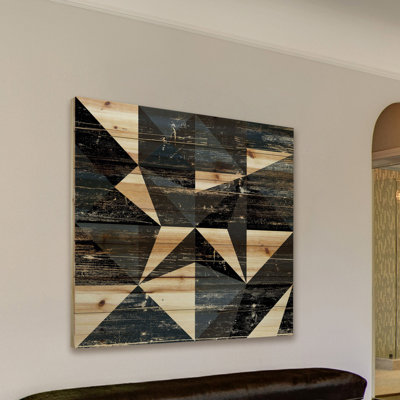 « dimensional star », impression sur bois