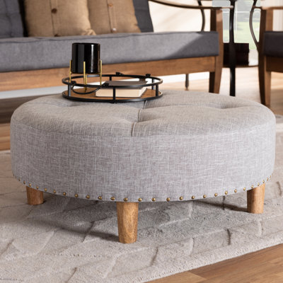 Duggans Tufted Cocktail Ottoman 13.39" H