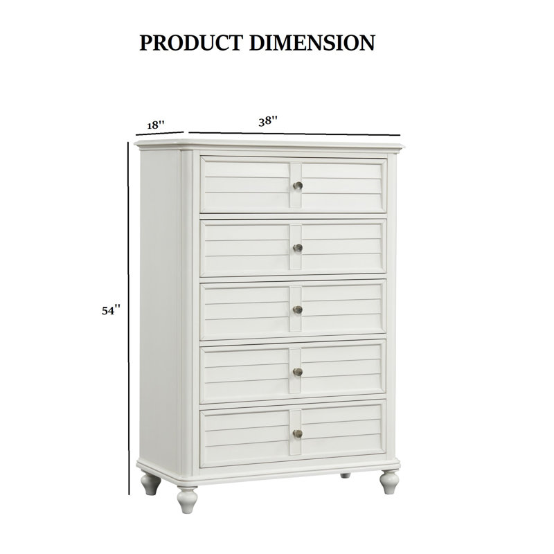 Commode de style transitionnel Coastal