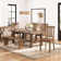 Tanvier Slatted Back Dining Chair Solid Wood Side Chair