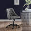 Chaise de bureau en cuir Vegan-1451975606
