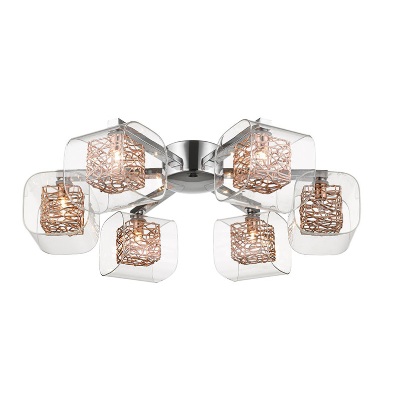 Kidsgrove Flush Mount, Copper