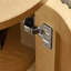 Auman Fluted Side Table With Door-120391981