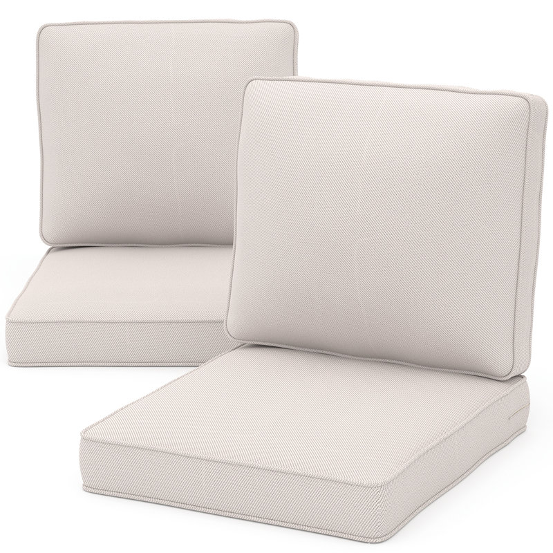 Coussin de siège / dossier d'extérieur Buenhomino, Beige, 4