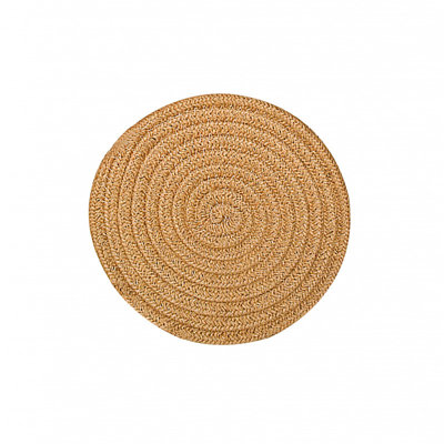 15" Round Braided Placemats Set Of 4