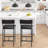 Trennon Counter Stool with Steel Frame