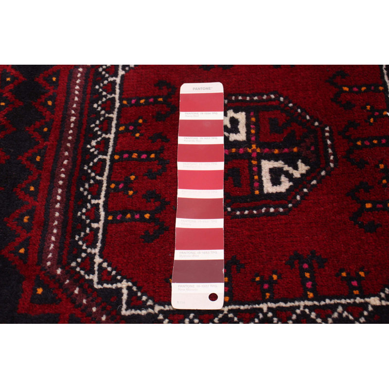 Tapis rouge nouvel âge 3 pi 4 po x 6 pi 5 po One-of-a-Kind