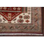 Tapis de la zone en laine rouge/brun 4 pi 10 po x 6 pi "one-of-kind" à la main noué la new age Quintero