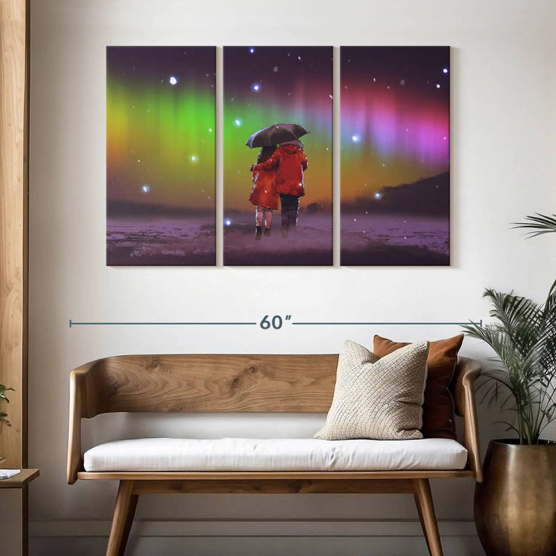 Hardie Northern Lights Love, 32" H x 50" W