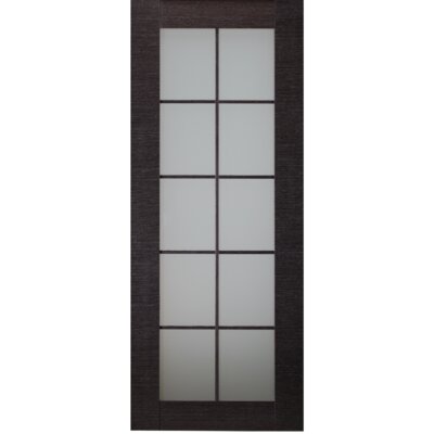 Avanti 10-Lite Solid Manufactured Wood and Glass Paneled Prefinished Standard Door Slab -  Belldinni, 91008