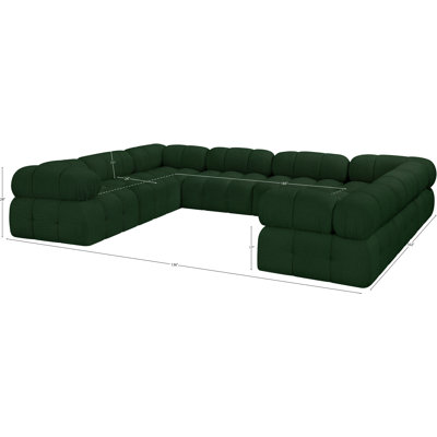 Hirobumi Upholstered U-Shaped Sectional Reversible