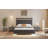 Floating Bed Frame Queen Size With LED Lights