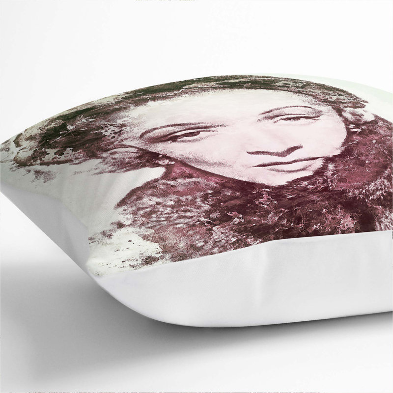 Square Cushion, White, 40cm H x 40cm W x 15cm D