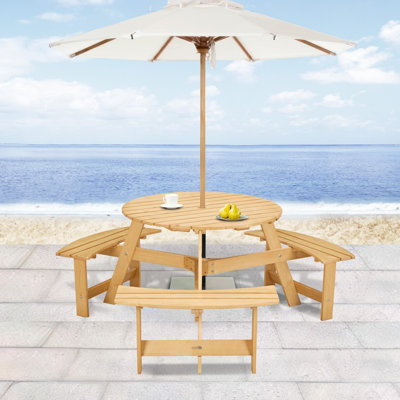 Patio Dining Set with Round Table