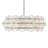 Rene 6 - Light Steel Dimmable Chandelier